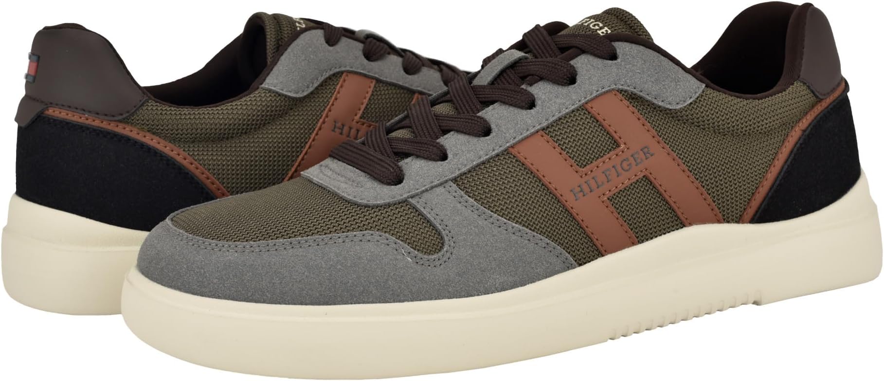 

Кроссовки Tommy Hilfiger Cetus, цвет Grey/Ivy Green Multi