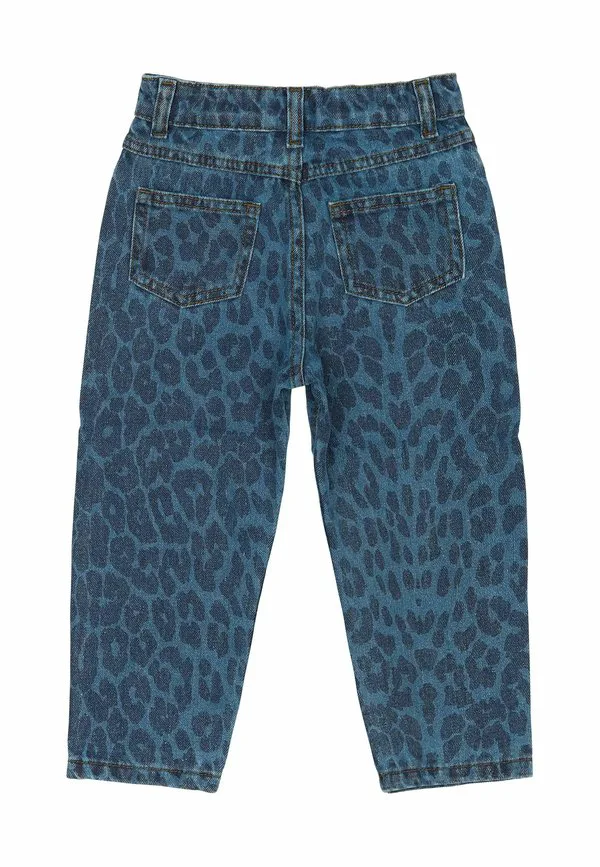 Свободные джинсы "морковь" The New Siblings, Medium Blue Denim Aop — фото 2
