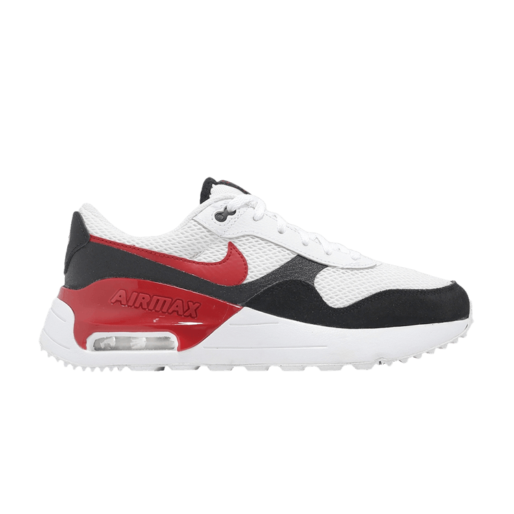 

Кроссовки Nike Air Max SYSTM GS 'White Black Gym Red', белый