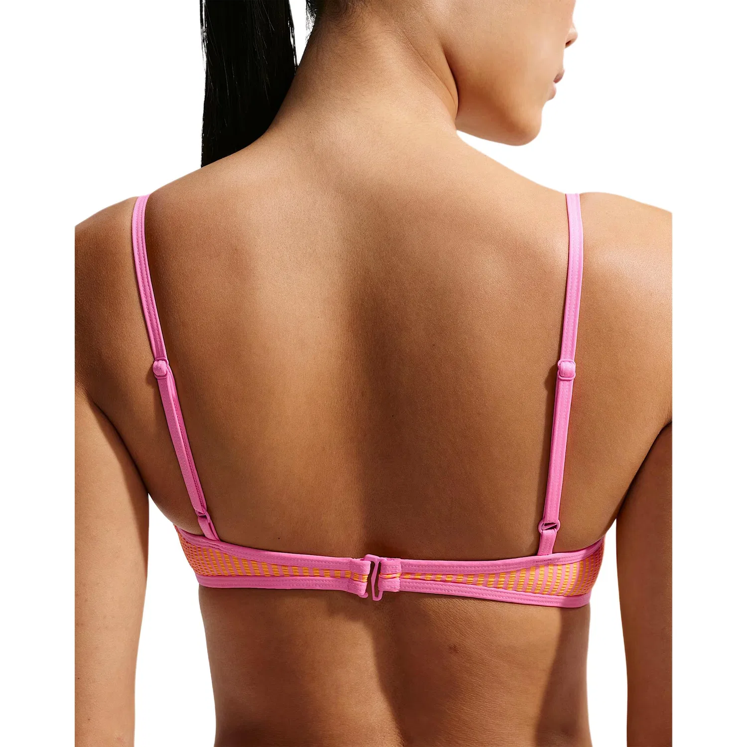 Бикини-топ Nike Ripple Texture Bralette Afterglow Pink — фото 3