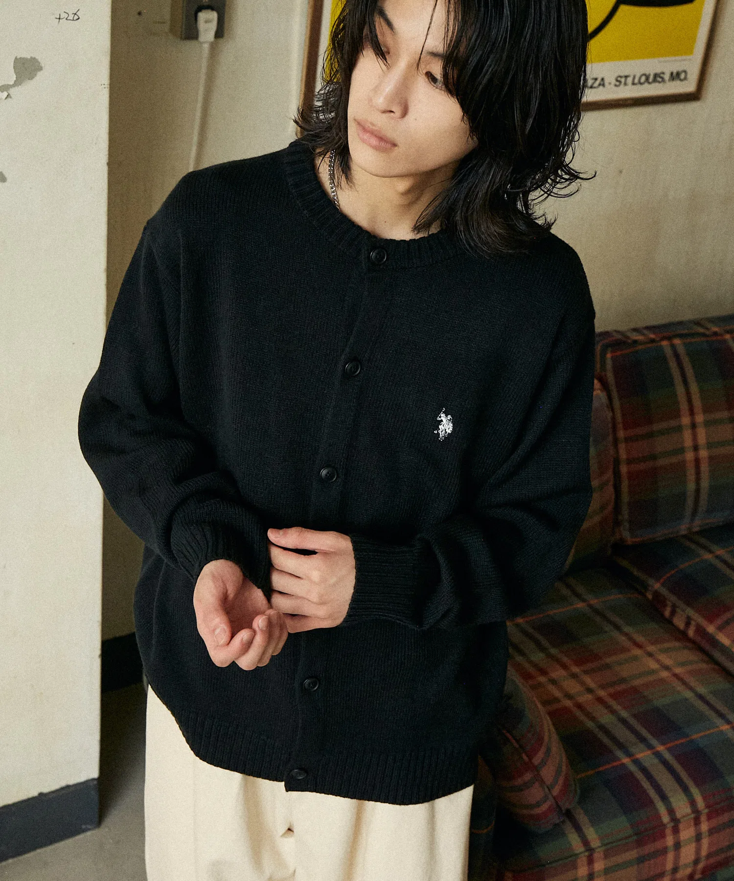 Эксклюзивный вязаный кардиган с круглым вырезом от US POLO ASSN. x U.S. Polo Assn. (лимитированная серия) — фото 4