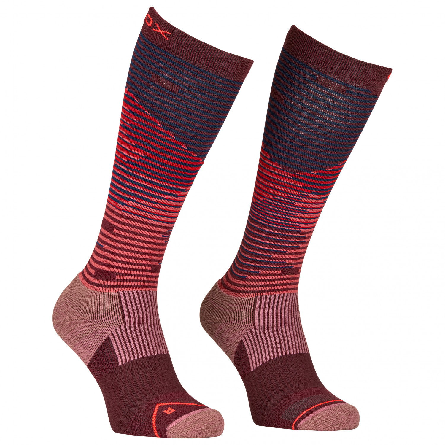 

Носки из мериноса Ortovox Women's All Mountain Long Socks, цвет Winetasting
