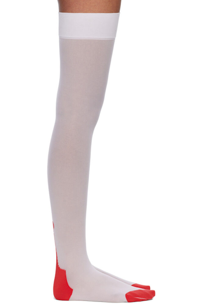 

Белые чулки Lea Agent Provocateur