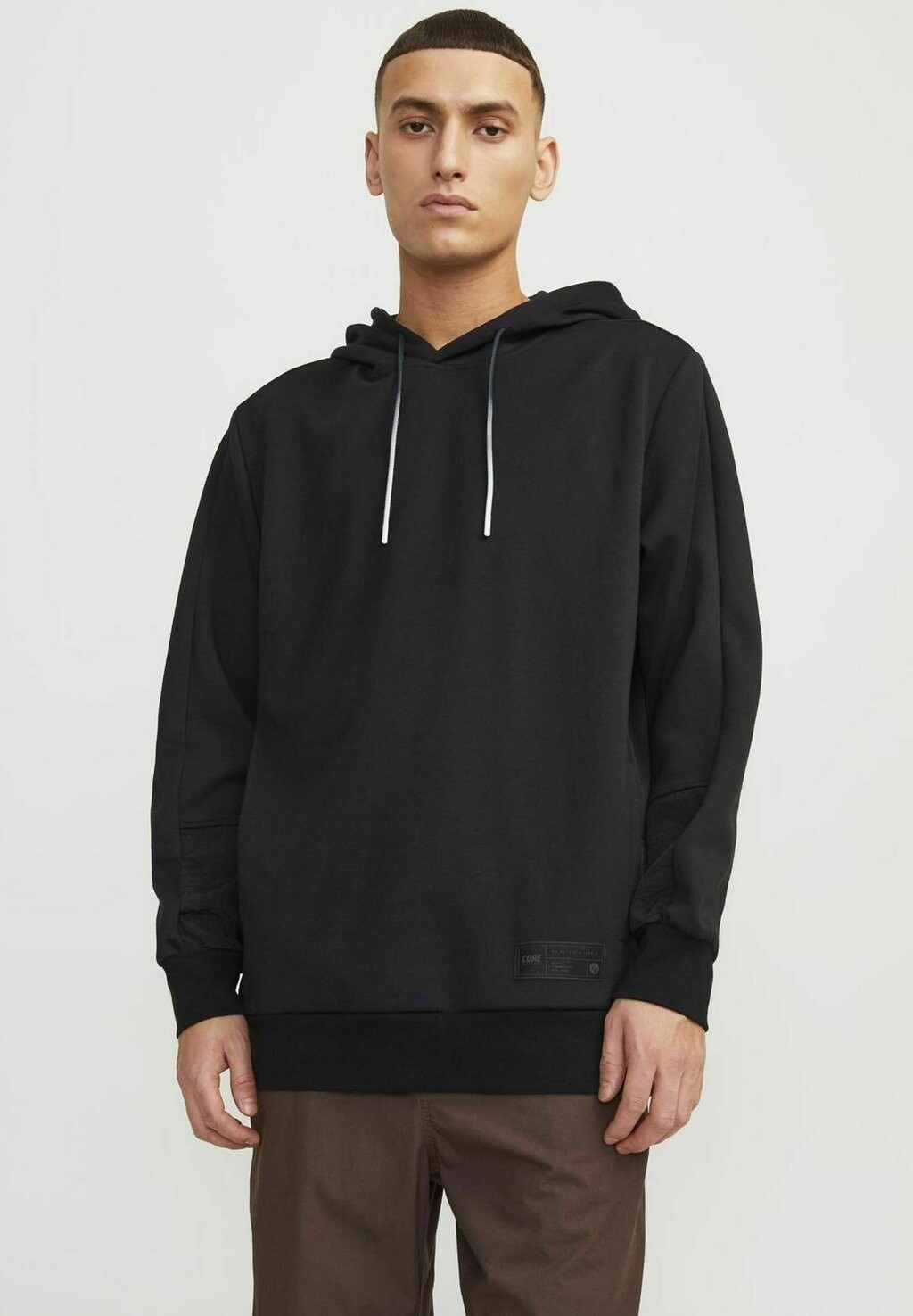 

Толстовка с капюшоном EINFARBIG Jack & Jones, черный