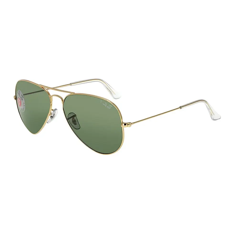 

Авиаторские солнцезащитные очки унисекс золотистого цвета Rayban, золото