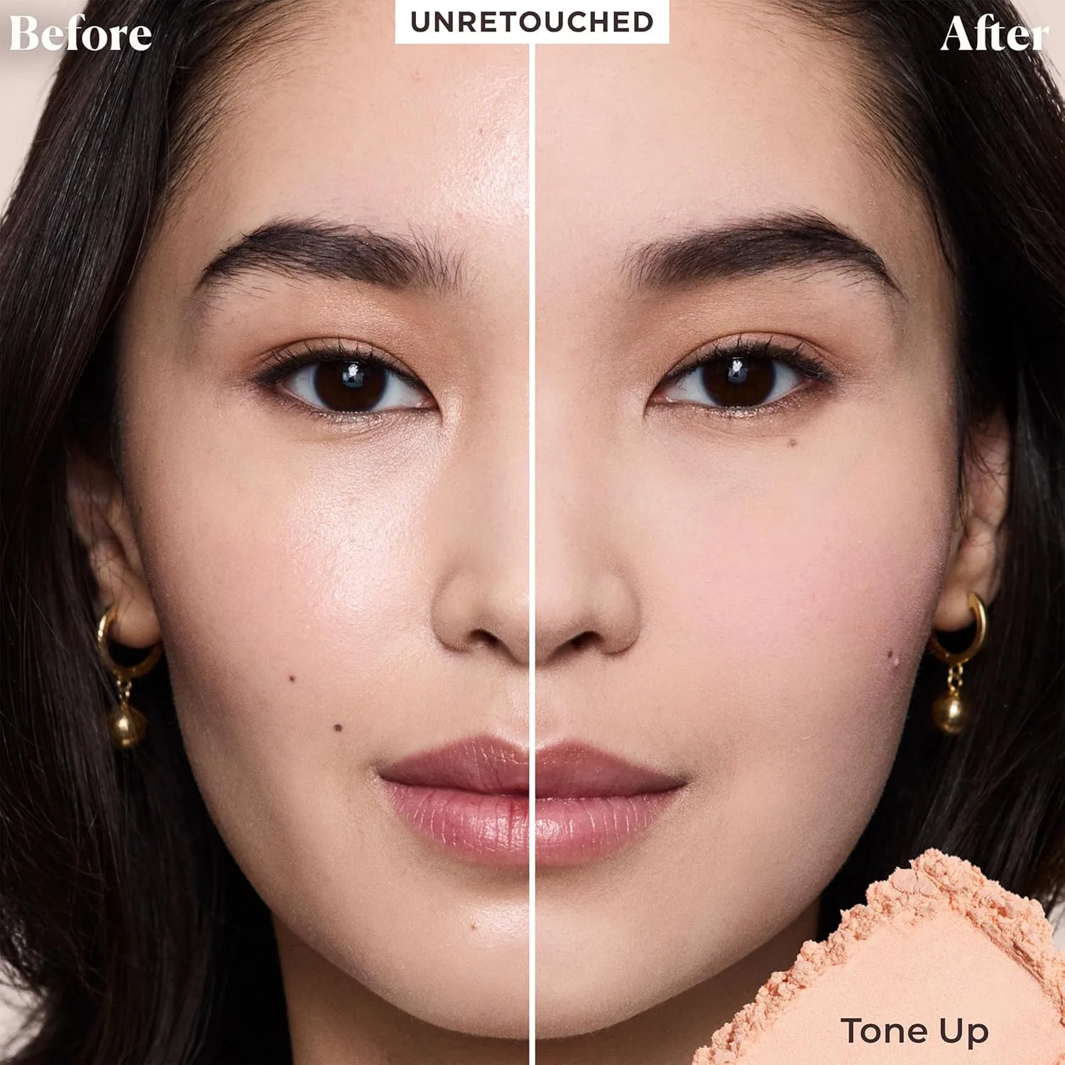 Laura Mercier Translucent Loose Setting Powder в оттенке Tone-Up Rose: контроль жирного блеска на 24 часа, мягкий матовый финиш, для нормальной и жирной кожи, оживляет светлый и средний тон + набор с велюровой пуф — фото 3