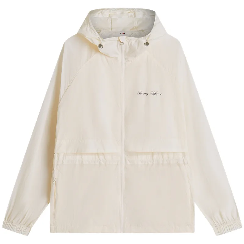 Куртка женская с капюшоном Tommy Hilfiger, Ecru YBL