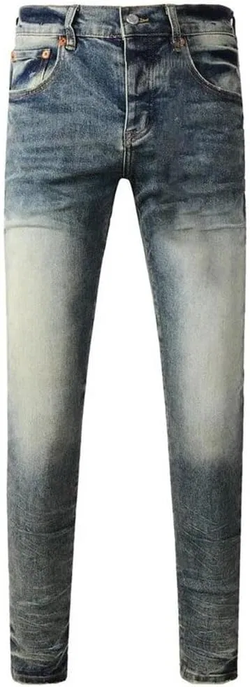 Джинсы скинни, рваные, 9042
