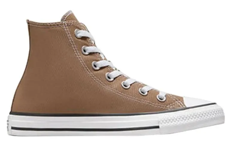 Женские кроссовки Chuck Taylor All Star High 'Faux Fur - Tan' Converse, коричневый белый — фото 4