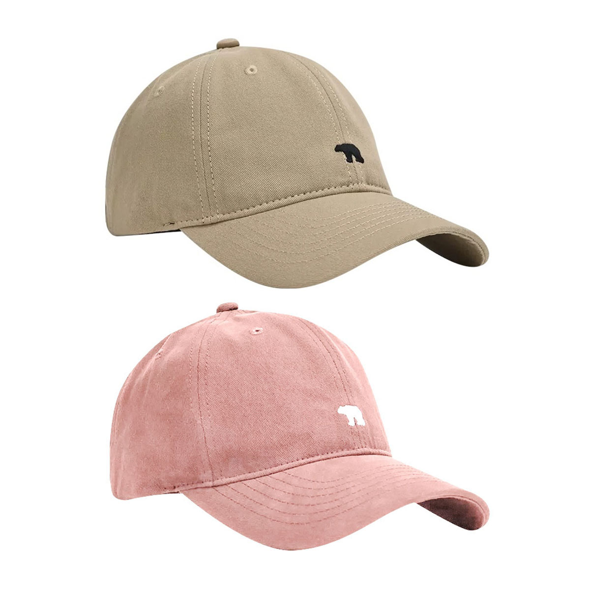 

CMFY Хлопковая бейсболка унисекс с полиэстером, Khaki+Pink