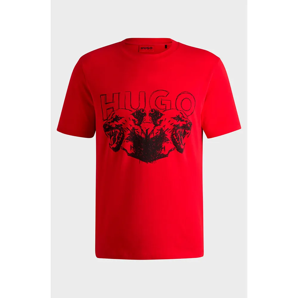 

Футболка с коротким рукавом HUGO Durro 01, красный