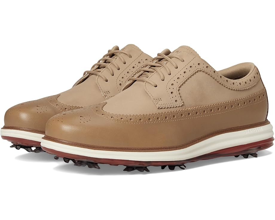 

Кроссовки Cole Haan Original Grand Tour Golf Waterproof, цвет Birch Beige/Cinnabar/Ivory Wp