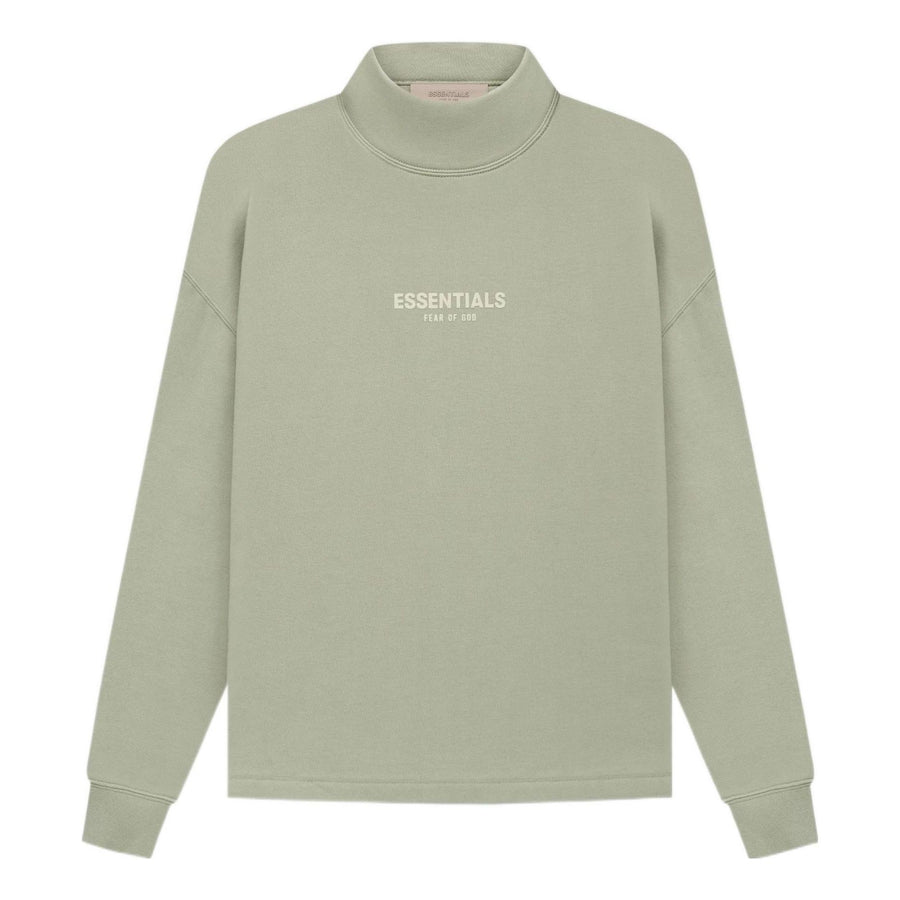 

Худи Fear of God Essentials SS22 Relaxed Mockneck Seafoam Logo