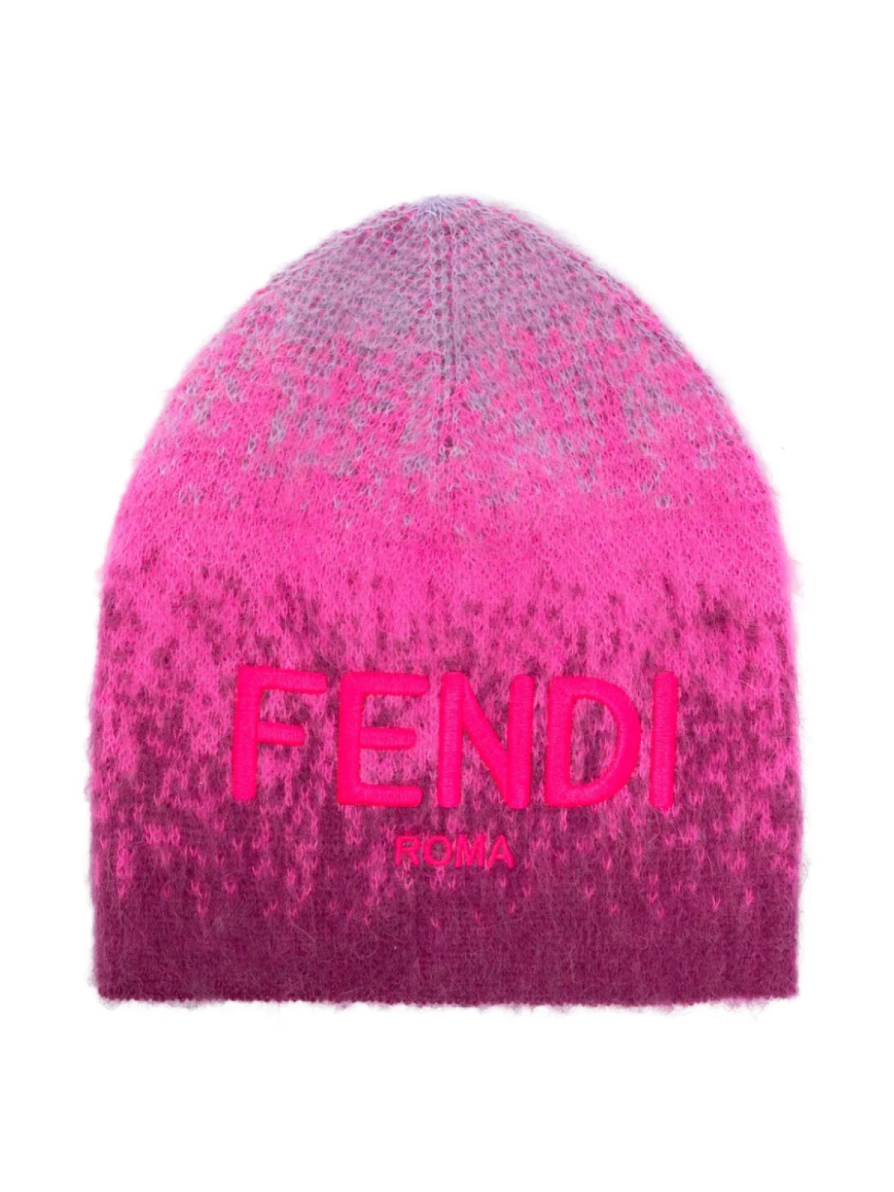 

Шапка бини с вышитым логотипом Fendi Kids, розовый