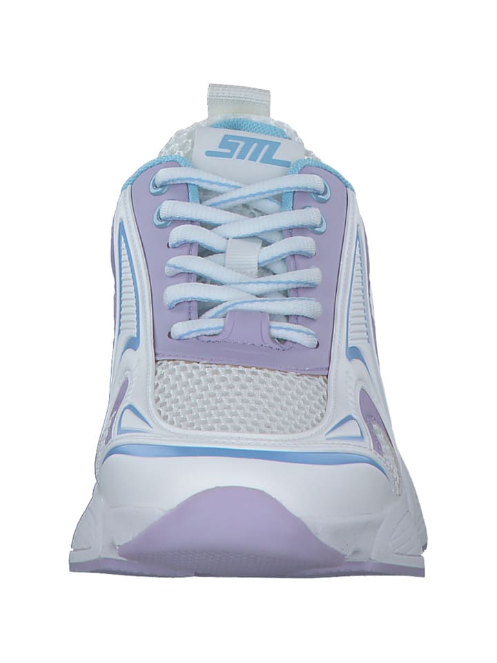 Элегантные туфли на шнуровке Steve Madden, цвет white/bb lavender — фото 4