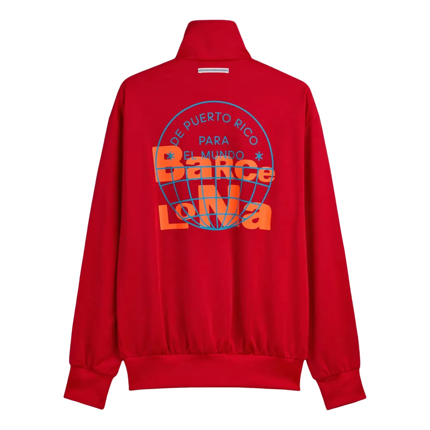 Спортивная куртка Adidas x Bad Bunny DtMF Tour Merch Barcelona Firebird Track Jacket 'Red' LG9052, красный