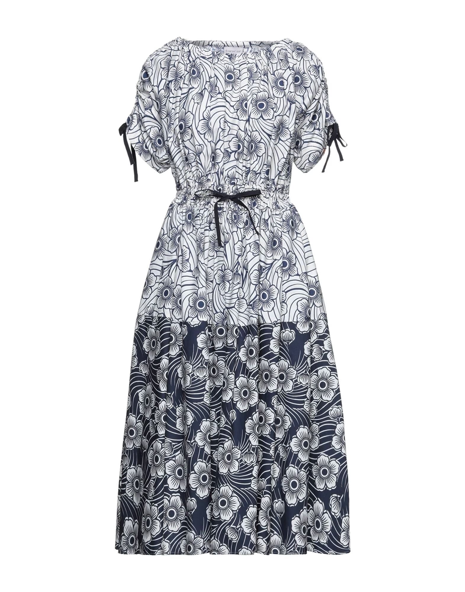 

Платье миди Moncler, слоновая кость