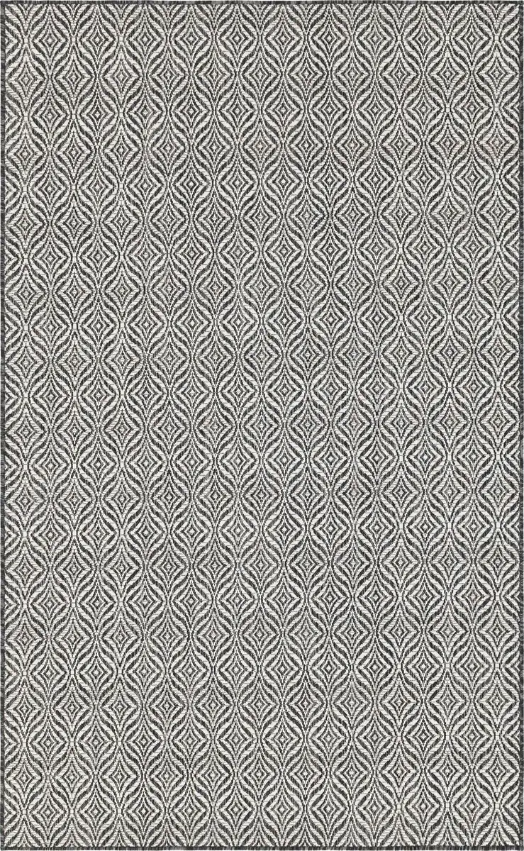 

Ковер Myflair Furniture & Accessories "Outdoor Crosses" Myflair Möbel & Accessoires 152х244 см, черный/слоновая кость/серый
