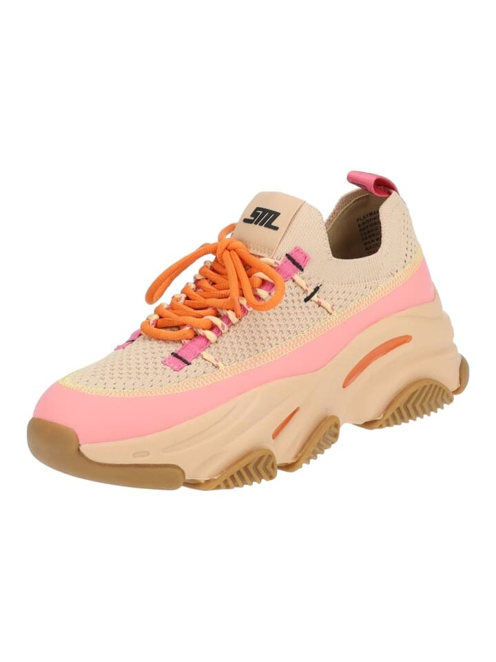 

Кроссовки на шнуровке Steve Madden, цвет beige/orange