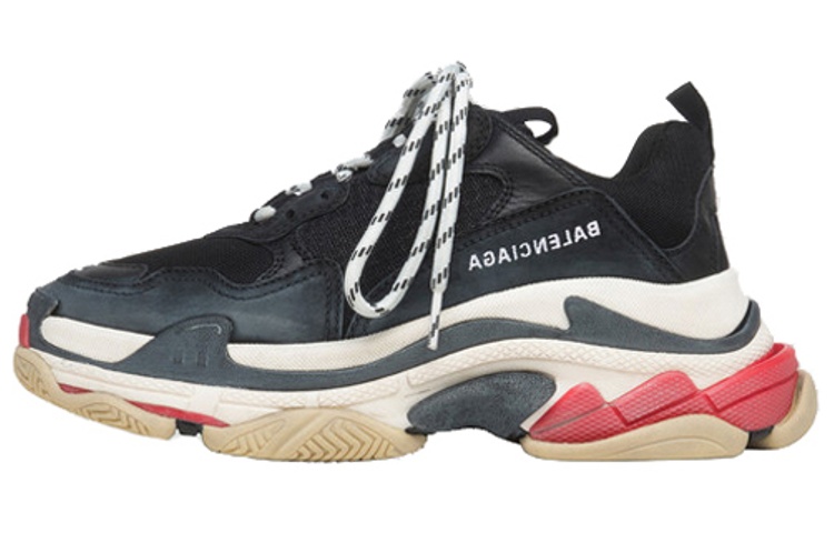 Женские кроссовки TripleS 'Черный Красный' Balenciaga