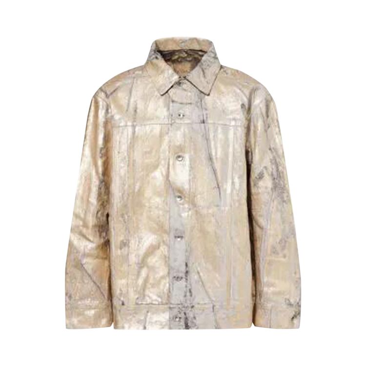 

Куртка Rick Owens DRKSHDW Jumbo Worker Denim Jacket 'Gold', золотой