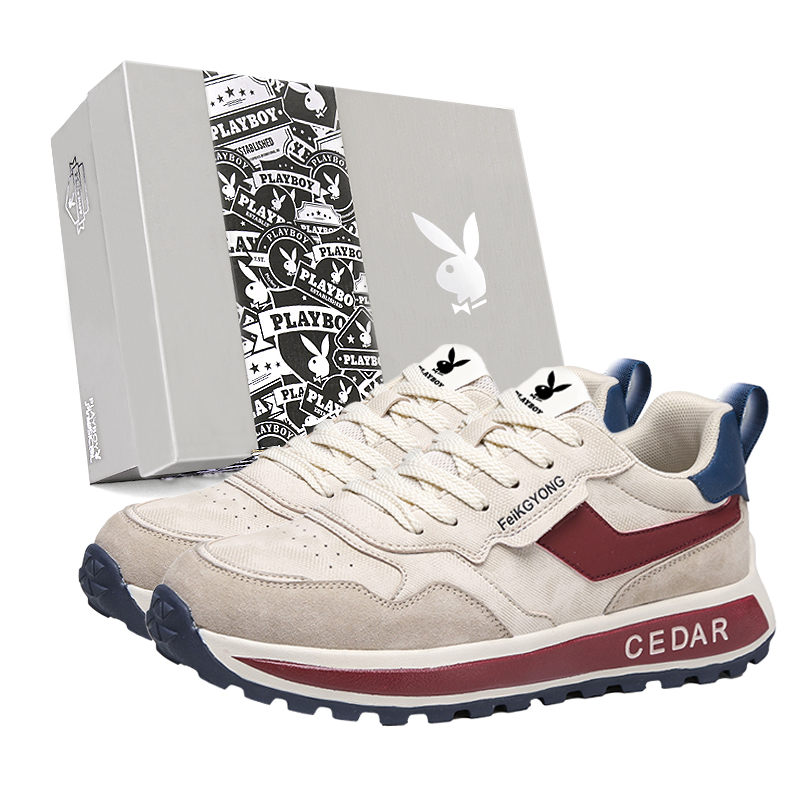 

Playboy Мужские низкие повседневные кеды Angora Red, цвет Angora Red