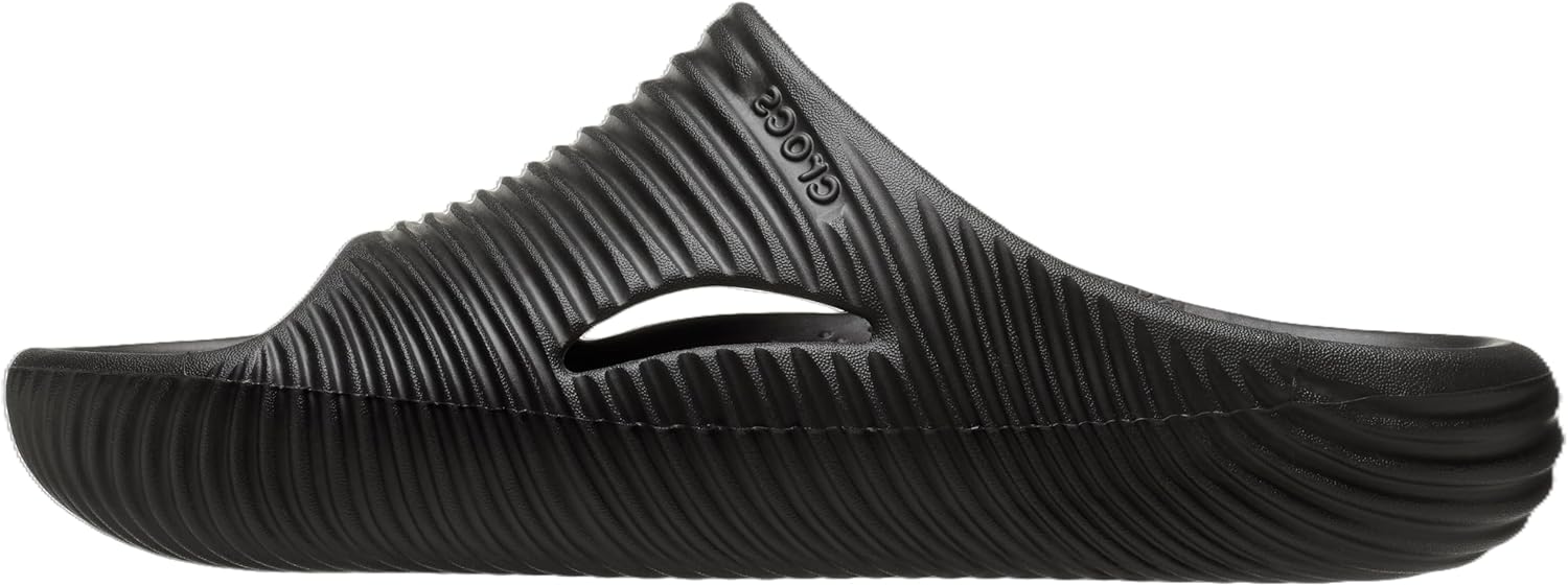 Унисекс сланцы Crocs Mellow Recovery для взрослых, черный — фото 4