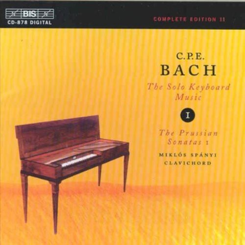 

CD диск Bach, C.P.E. / Spanyi: Solo Keyboard Music 1