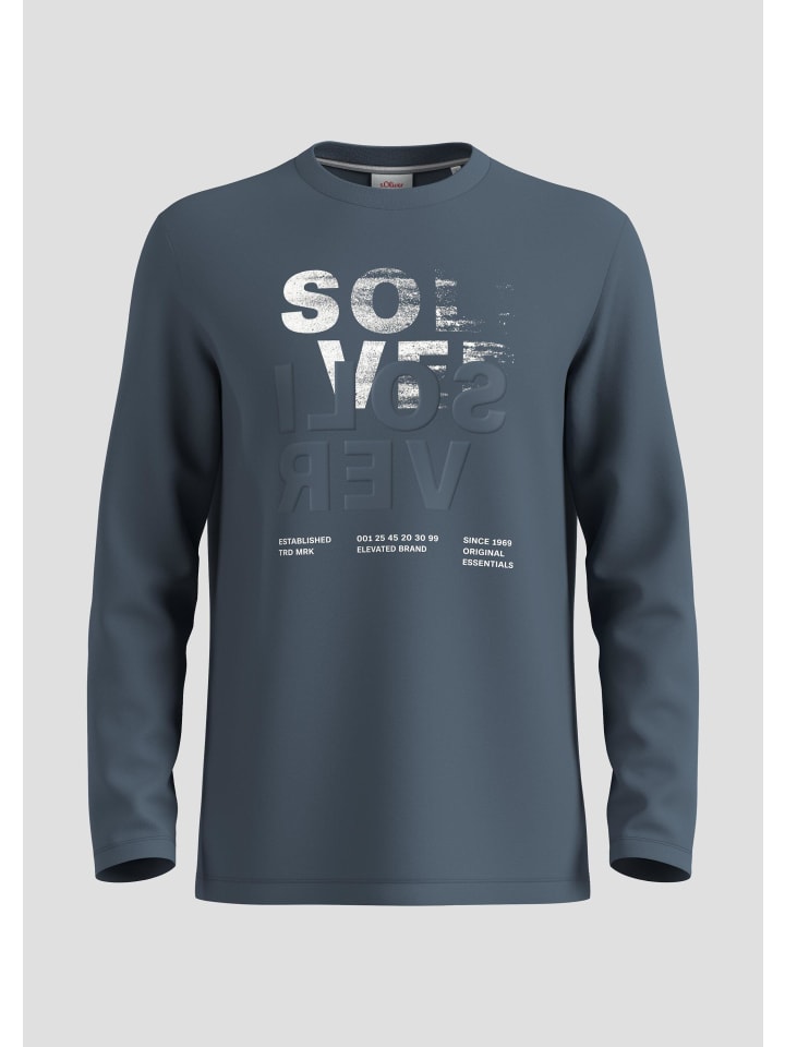 

s.Oliver Футболка 57D1 темно-синего цвета