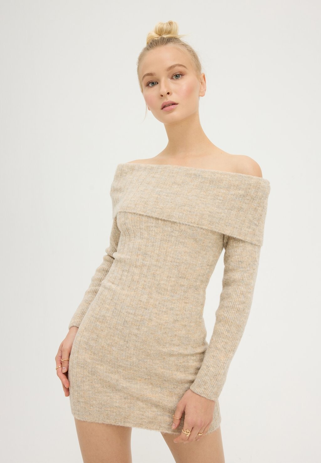 

Платье Even&Odd, цвет mottled beige