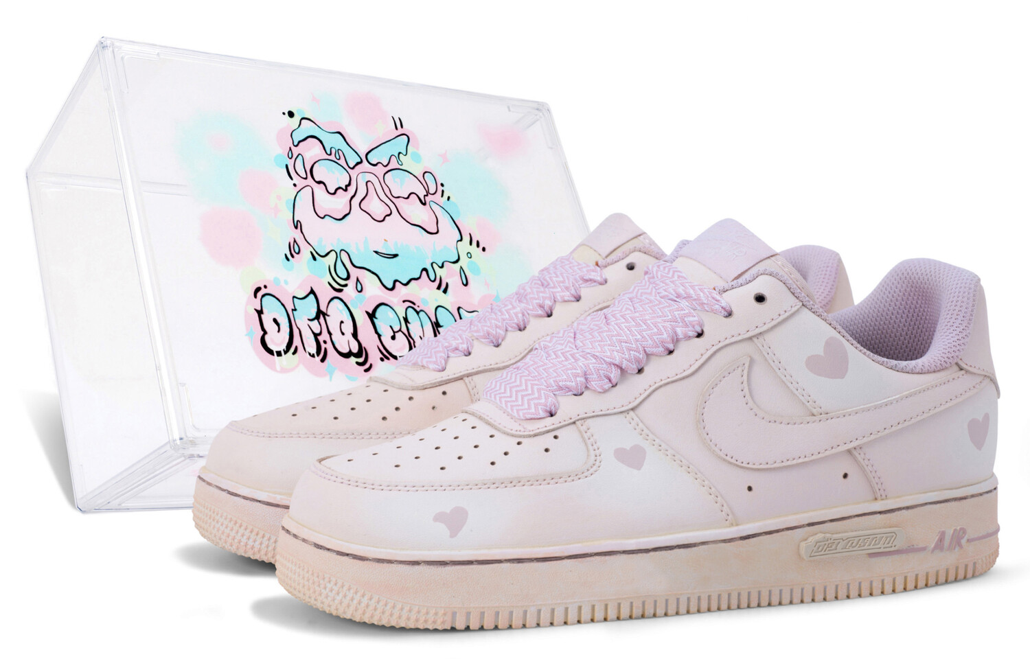 

Женские кроссовки для скейтбординга Nike Air Force 1, Pink