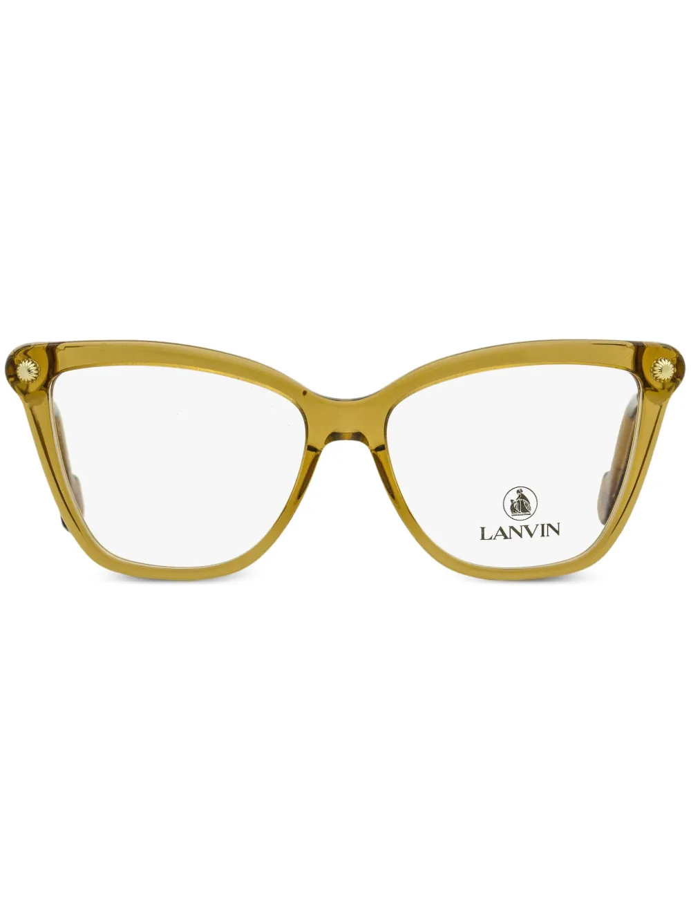 

Очки в оправе 'бабочка' Lanvin, желтый