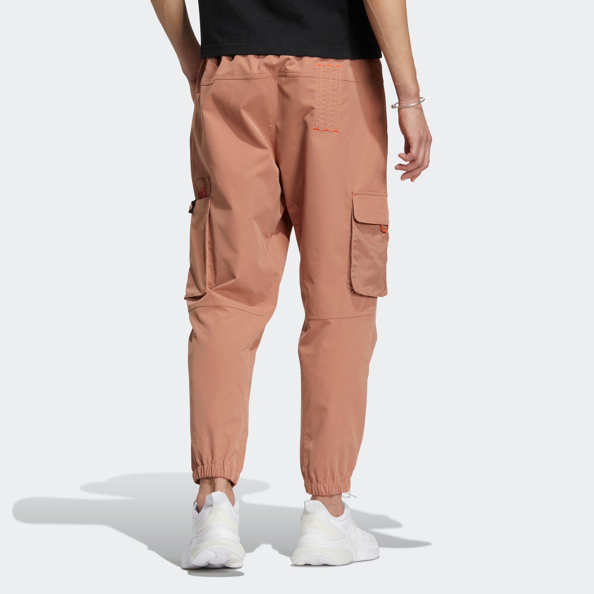 Спортивные брюки adidas CNY Sportswear Pants 'Brown' HZ3030 — фото 3