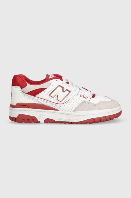 

Кроссовки New Balance 550, белый, красный