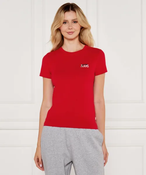 

Футболка Slim fit Guess Jeans, красный