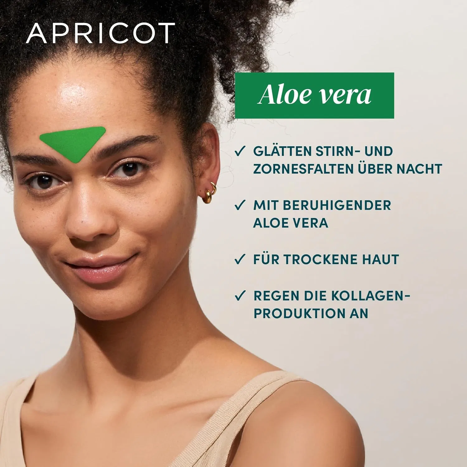Патчи от морщин для лица с алоэ вера от Apricot, 120 штук Apricot Beauty & Healthcare, Aloe Vera For Sensitive Or Dry Skin — фото 2