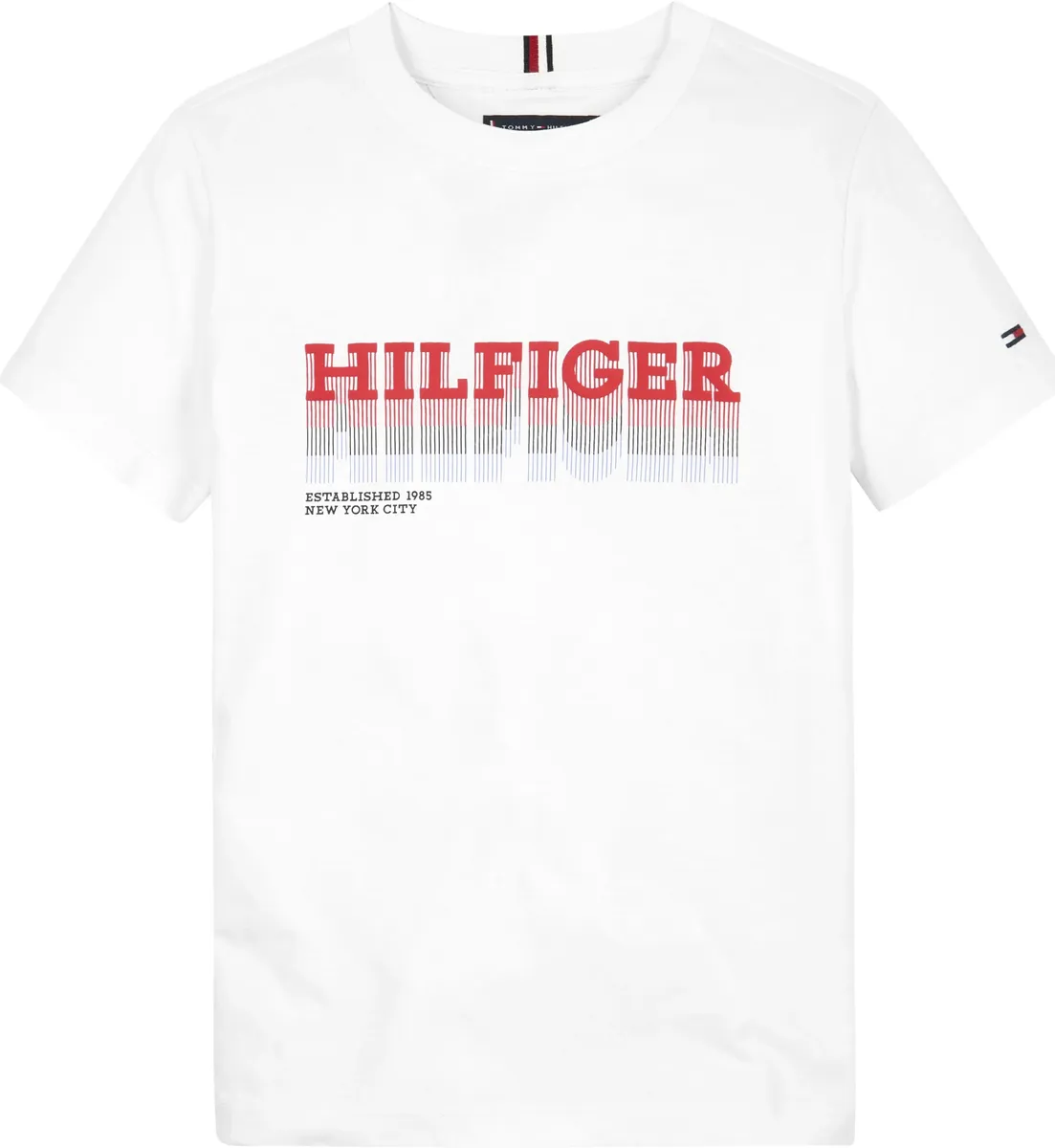 

Футболка Tommy Hilfiger "FADE HILFIGER TEE S/S", дети до 16 лет, белый