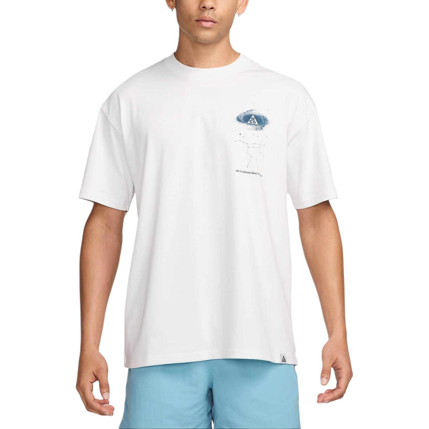 

Футболка Dri-Fit мужская Summit белая/черная Nike, белый/черный