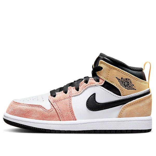 

Кроссовки 1 mid se Air Jordan, розовый