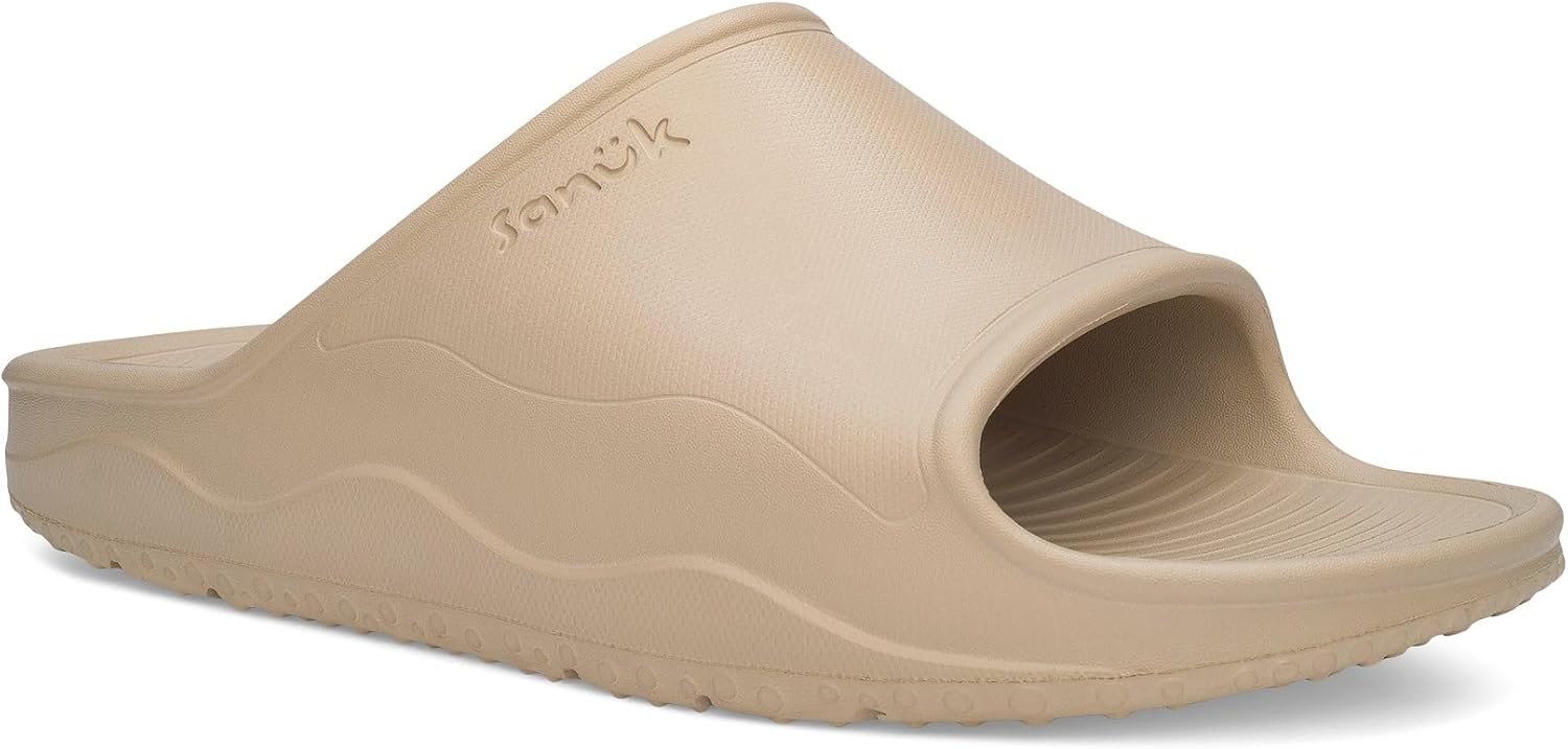 

Мужские слайдеры Sanuk Beer Foamie, Сандалии для мужчин, Пляжные сандалии, Водостойкие и легкие, Tan