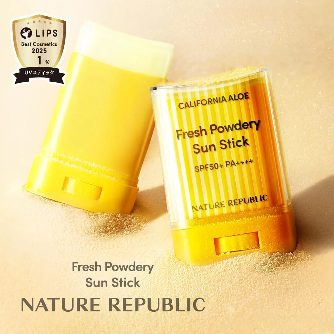 Солнцезащитный стик NATURE REPUBLIC California Aloe Sunstick Fresh Powder, 20 мл — фото 3