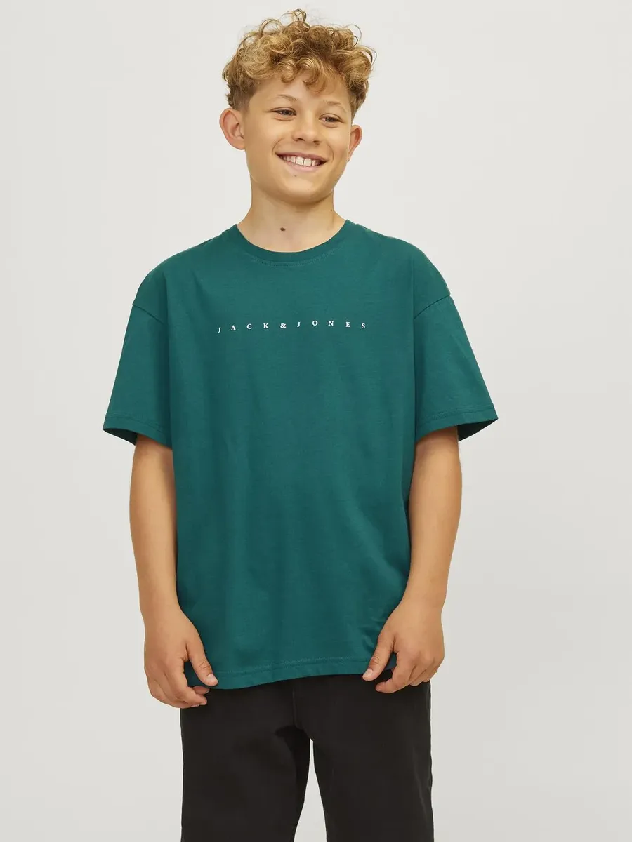

Детская рубашка с короткими рукавами Jack & Jones "JJESTAR JJ TEE SS NOOS JNR" Jack & Jones Junior, бирюзовый
