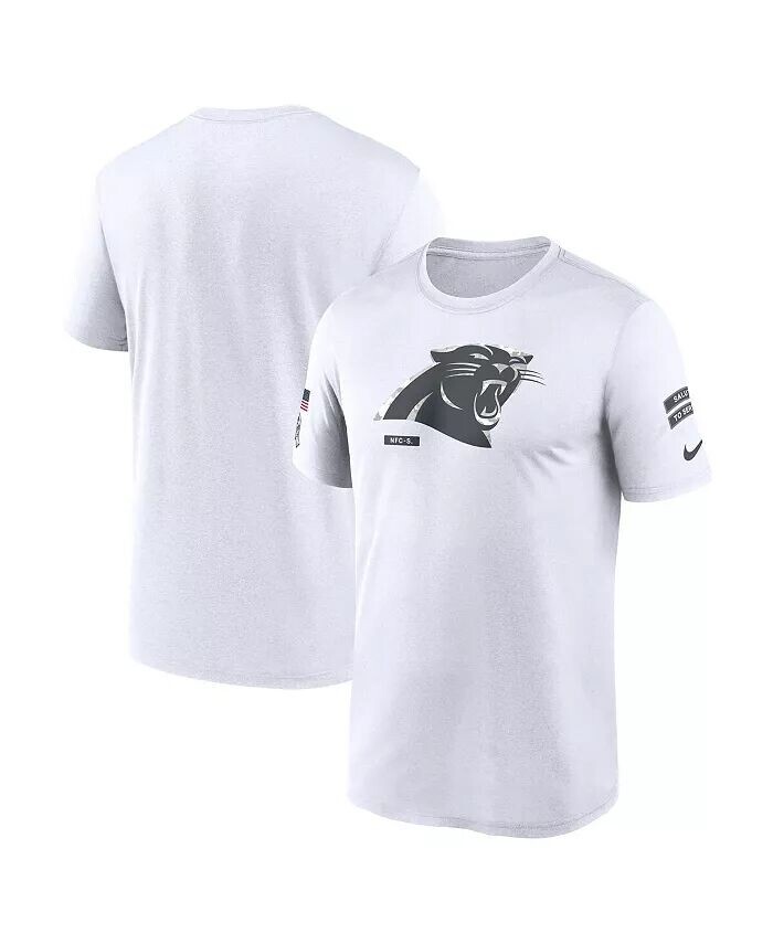 

Мужская белая футболка Carolina Panthers 2024 Salute To Service Legend Performance Nike