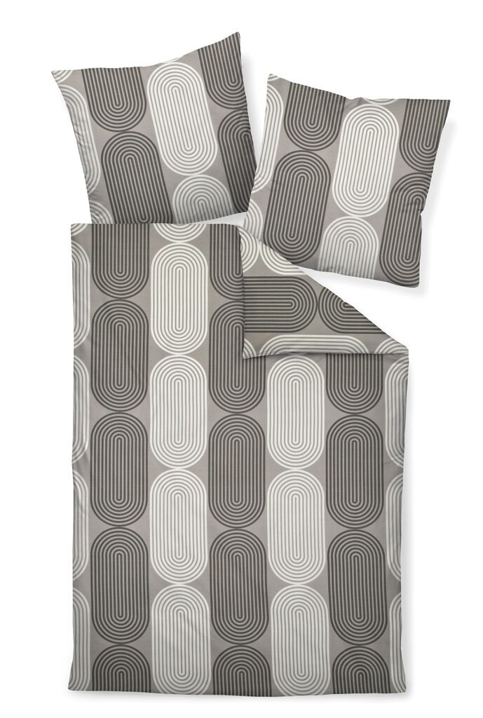 

Комплект постельного белья из сатина Janine Design Mako дизайн J.D. 87077 цвет taupe Shadow Grey-07 размер 200x200+2x80x80 см Original Janine