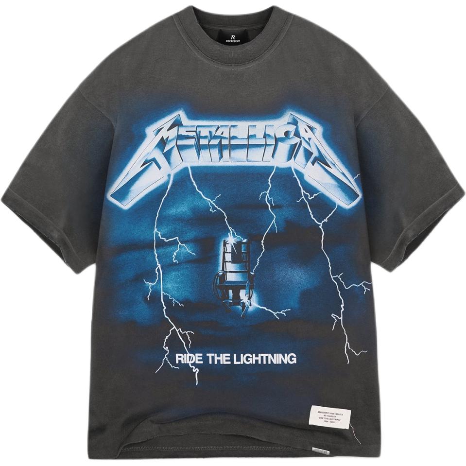 

Футболка X Metallica Ride The Lightning REPRESENT, серая