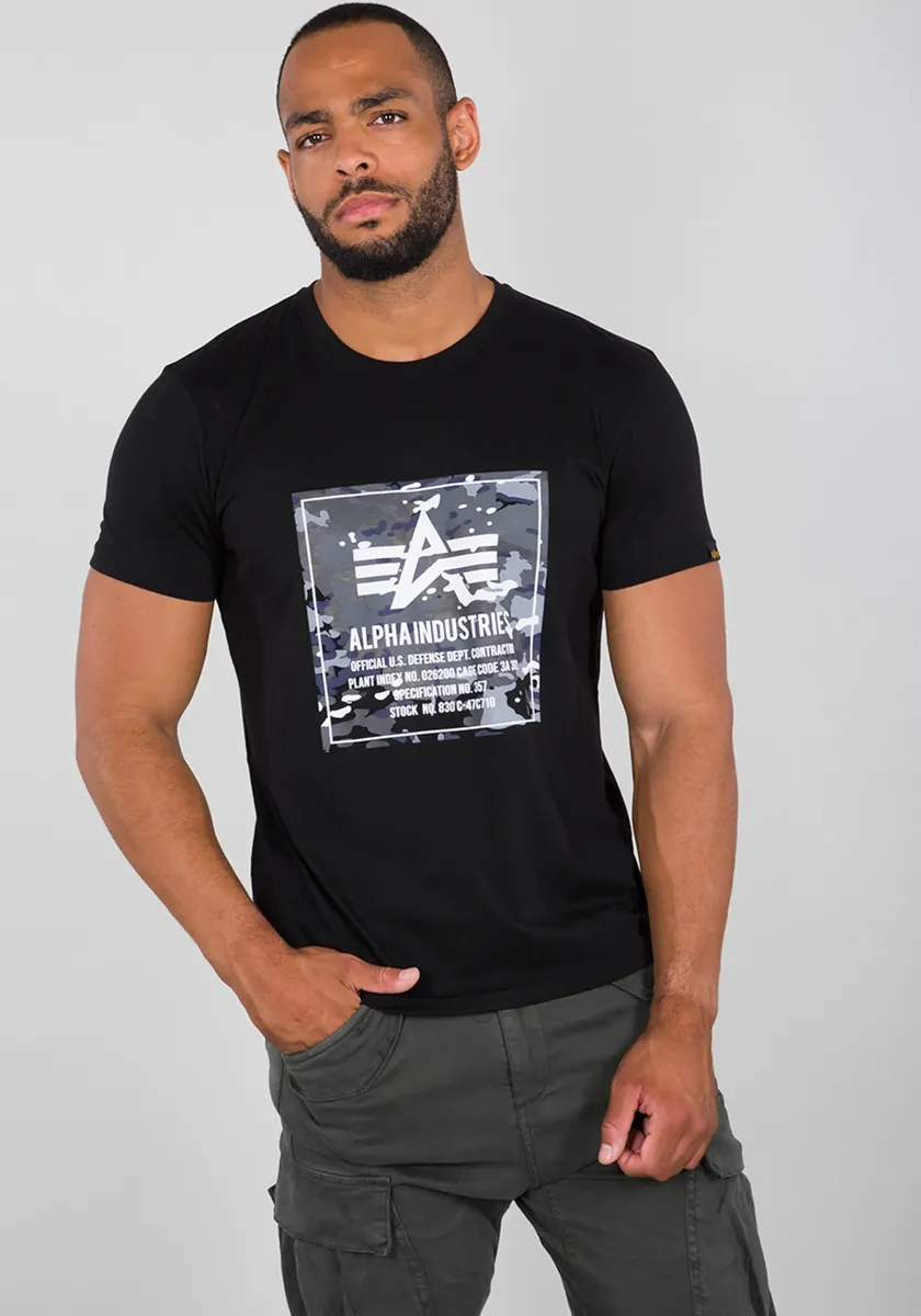 

Футболка Alpha Industries " Alpha Industries Мужская - Футболки Camo Block T", черный