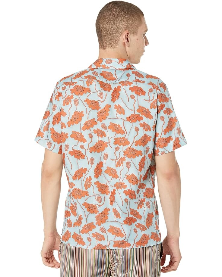 

Рубашка Paul Smith Casual Fit Floral Shirt, оранжевый