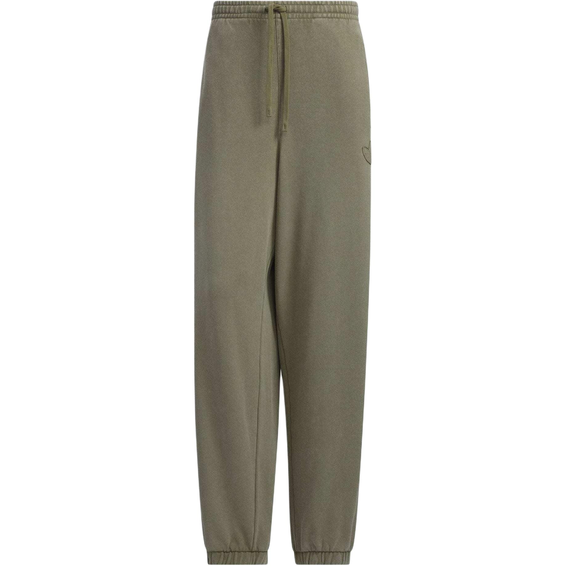 Футболка Adidas Originals Washed Joggers Вязаные спортивные брюки мужские Strata оливково-зеленый — фото 2