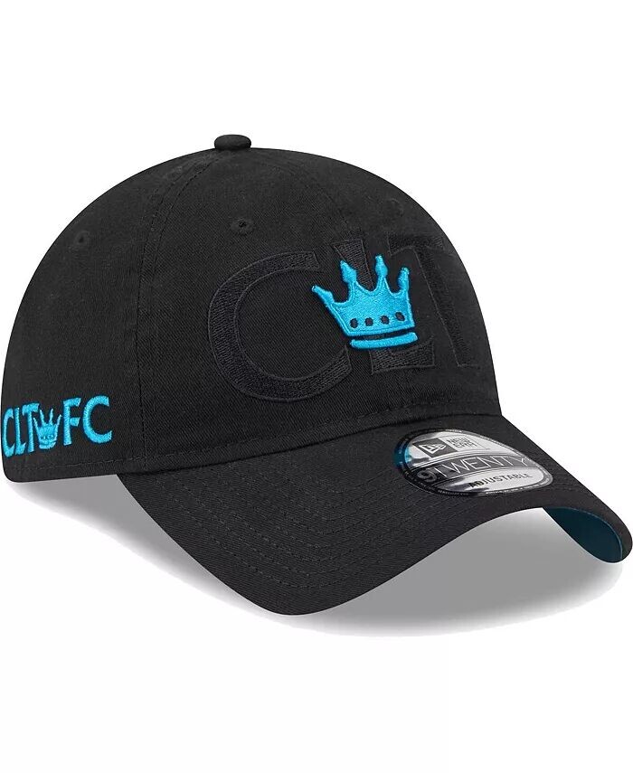 

Мужская черная кепка Charlotte FC Kick Off 9TWENTY Adjustable New Era