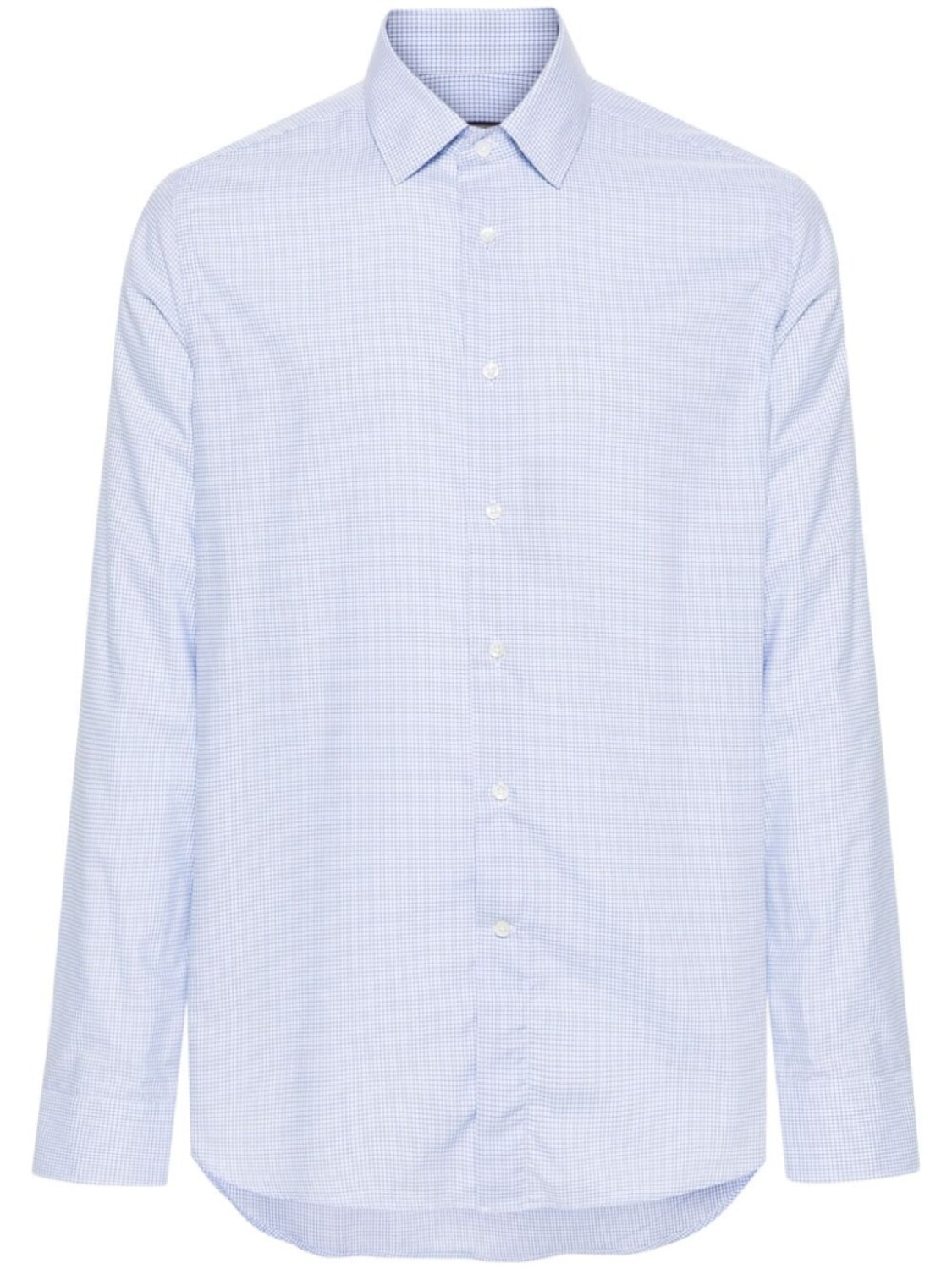 

Canali рубашка в тонкую полоску, синий